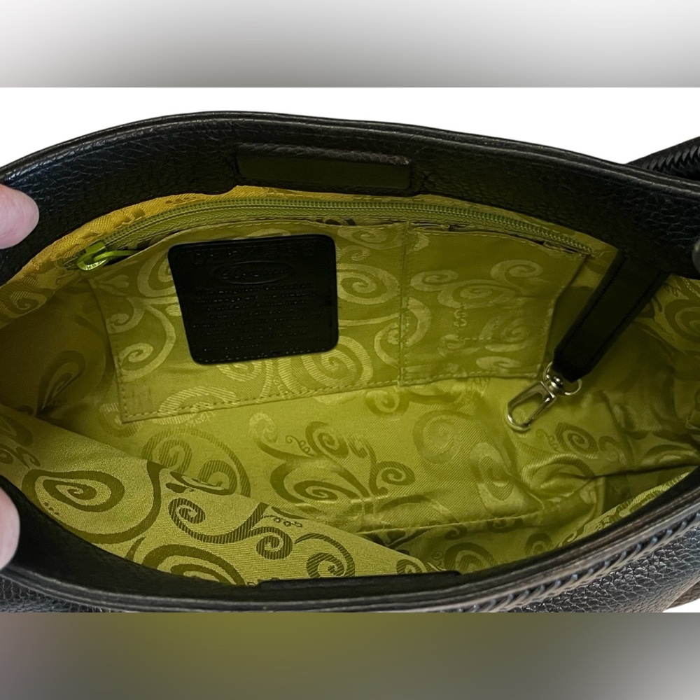 Brighton Black Leather Shoulder Bag #D224538 - Picture 10 of 12